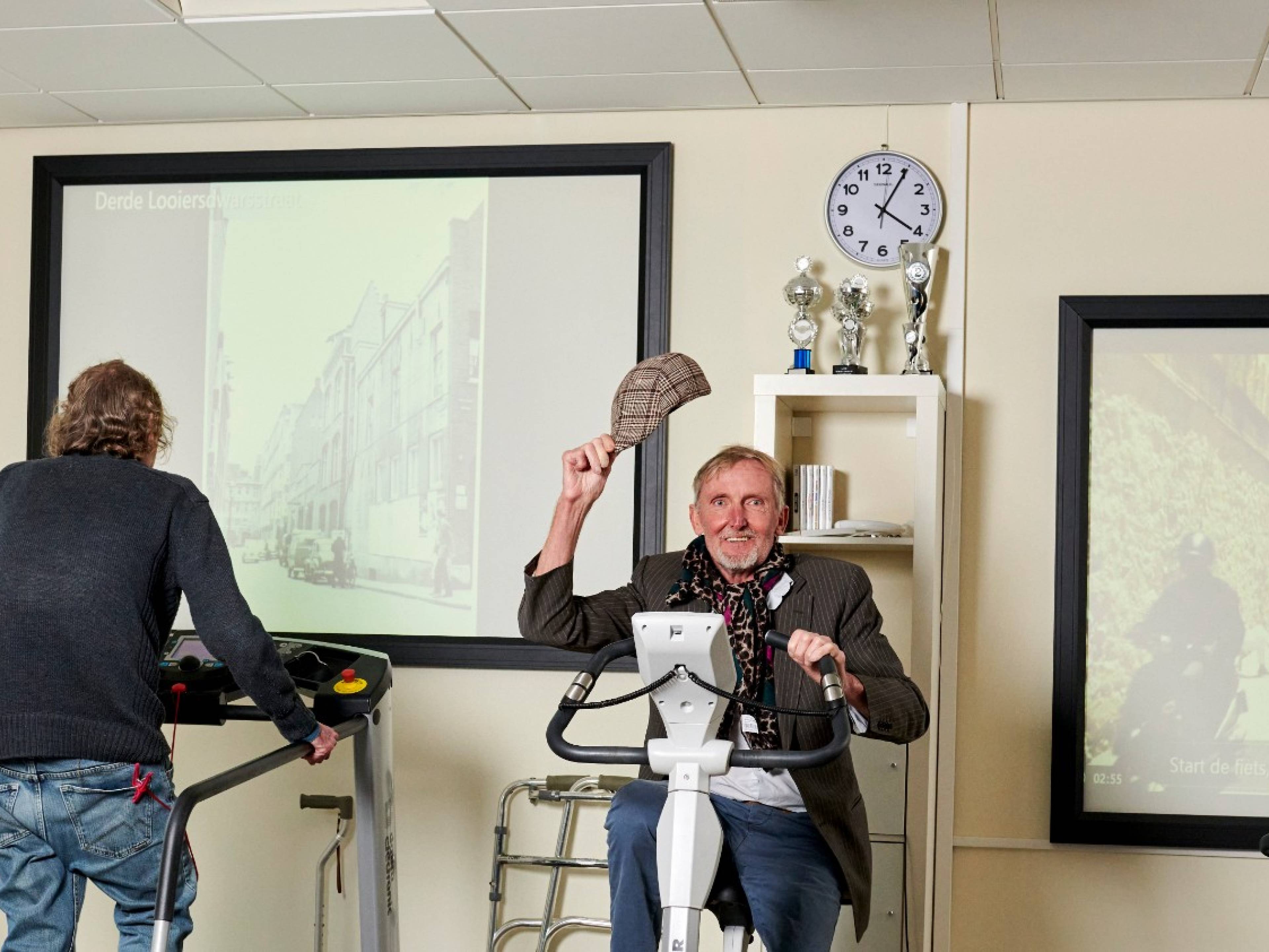 ergotherapie bewegen man met pet